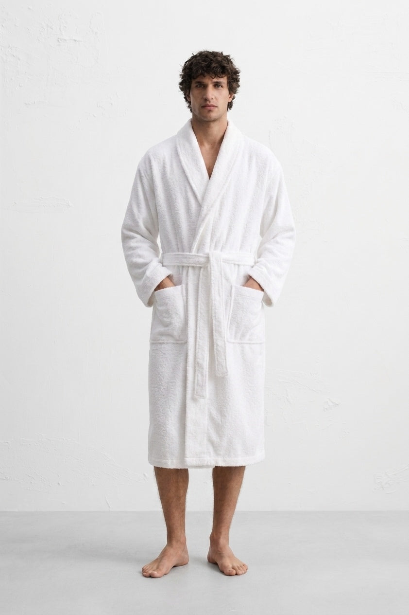 High Quality Cotton Bathrobe for Men