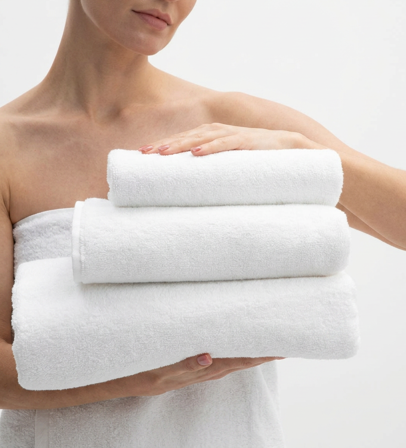 Set 4 Asciugamani da Bagno